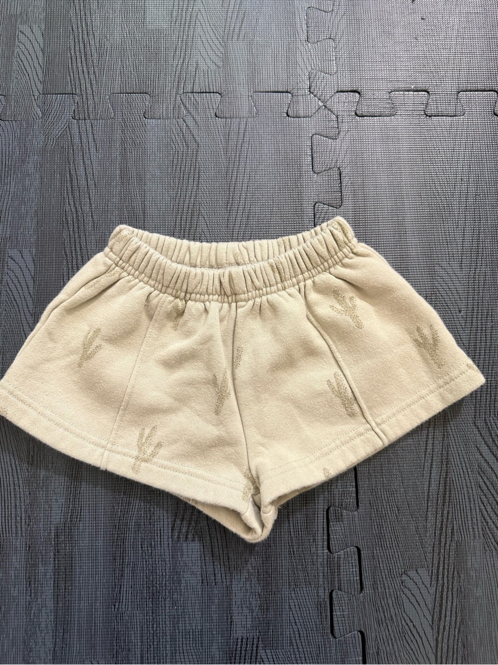 Rylee+Cru kids light green shorts